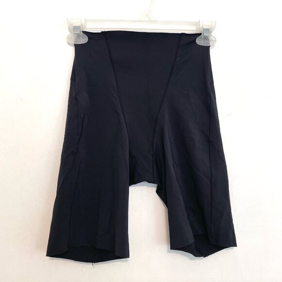 JOCKEY Mini Shaper Black High Waisted Elastic Waist Shaping Shapewear Shorts L - Picture 2 of 12